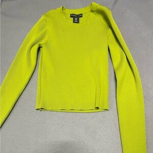 Green long sleeve top